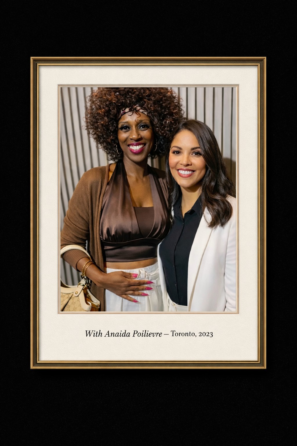 Angela Lindow with Anaida Poilievre