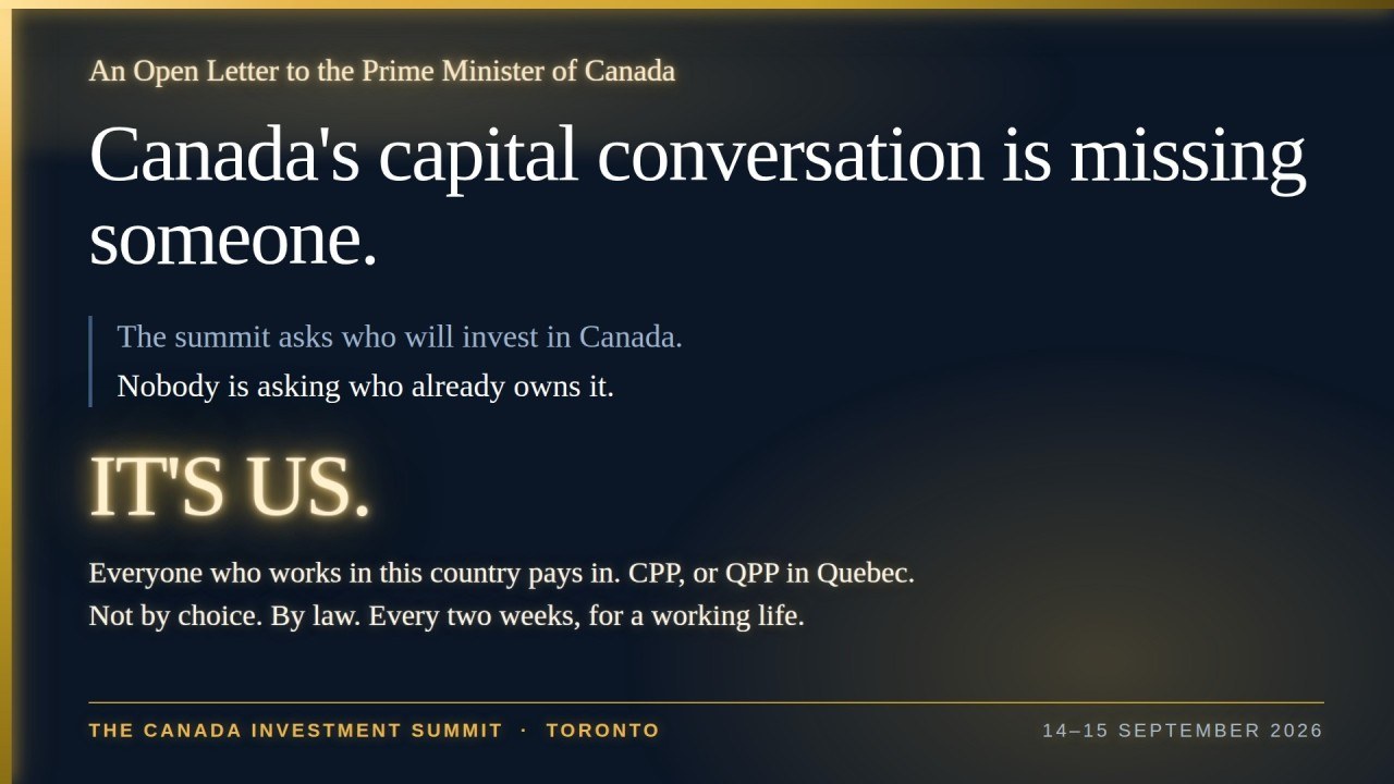 It's us. The working capital of Canada.