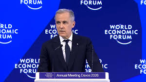 Mark Carney at the World Economic Forum, Davos 2026